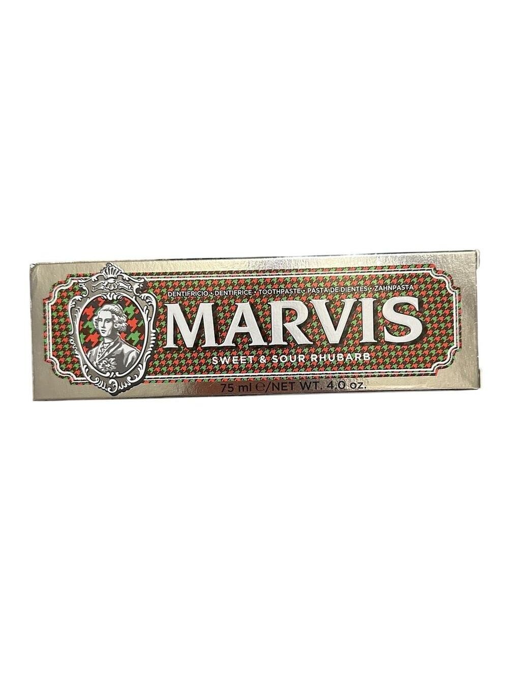 Marvis sweet & sour rhubarb toothpaste New Florence Italy Full Sz